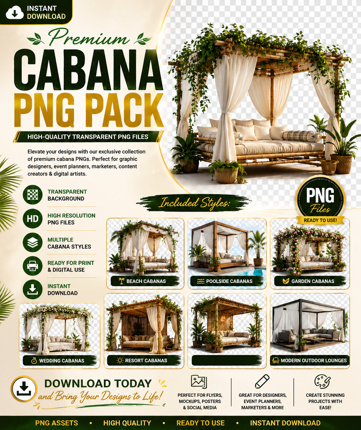 PREMIUM CABANA PNG PACK