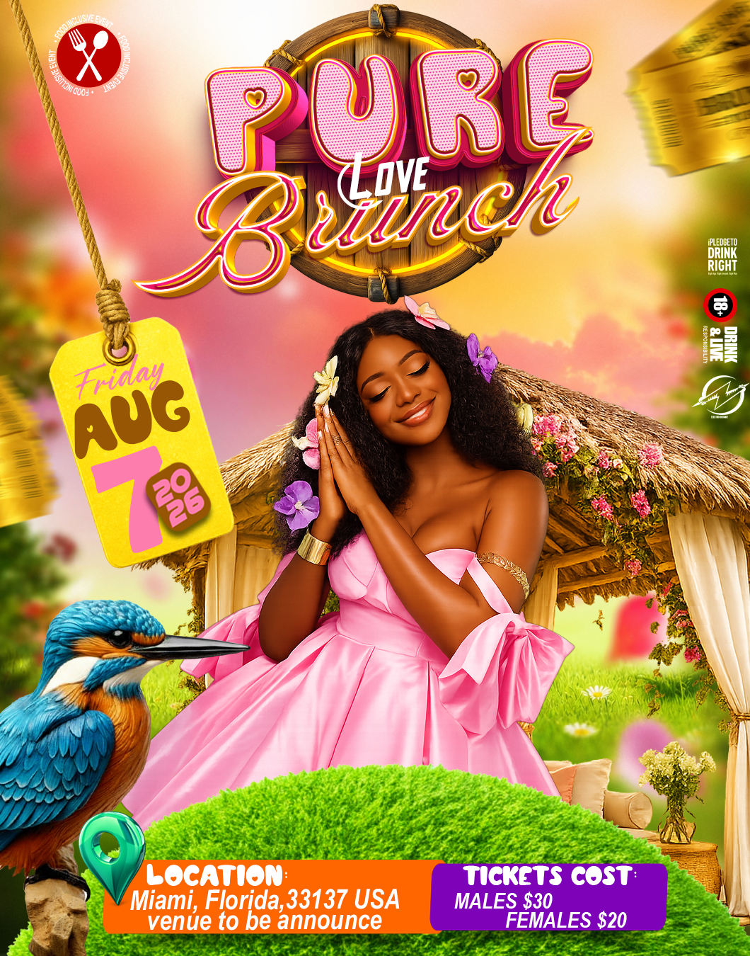 Pure Love Brunch  Digital product