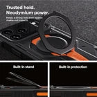 Apple iPhone 17 Pro Max Case etron  [Quickstand Pro] Magnetic Kicstand Case