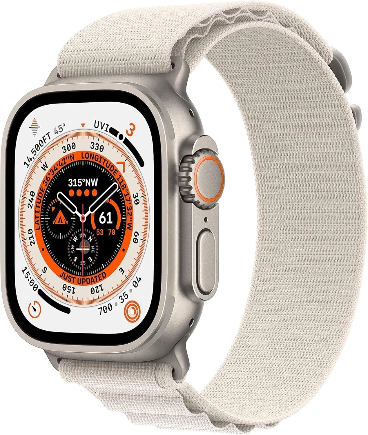 Apple Watch Ultra 32 GB GPS & Cellular Unlocked 49mm Titanium - US Version . Excellent