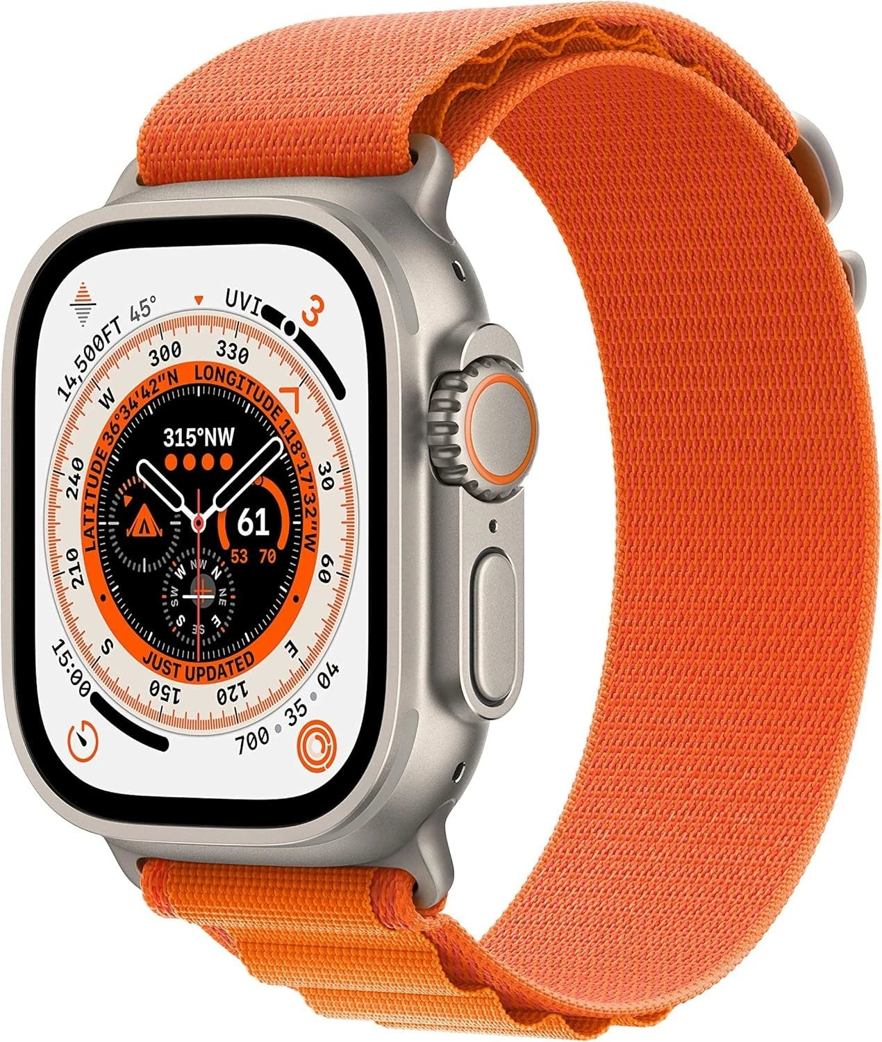 Apple Watch Ultra 32 GB GPS & Cellular Unlocked 49mm Titanium - US Version . Excellent