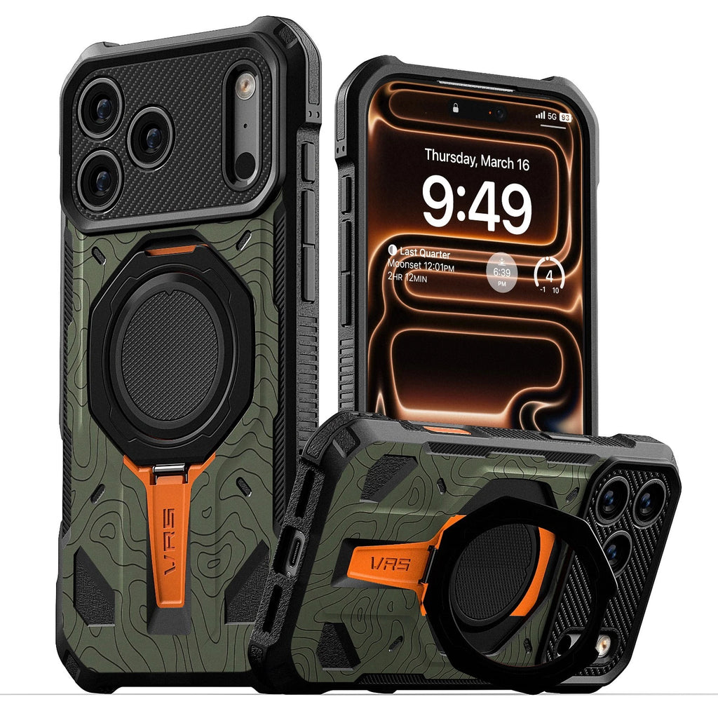 Apple iPhone 17 Pro Max Case etron  [Quickstand Pro] Magnetic Kicstand Case