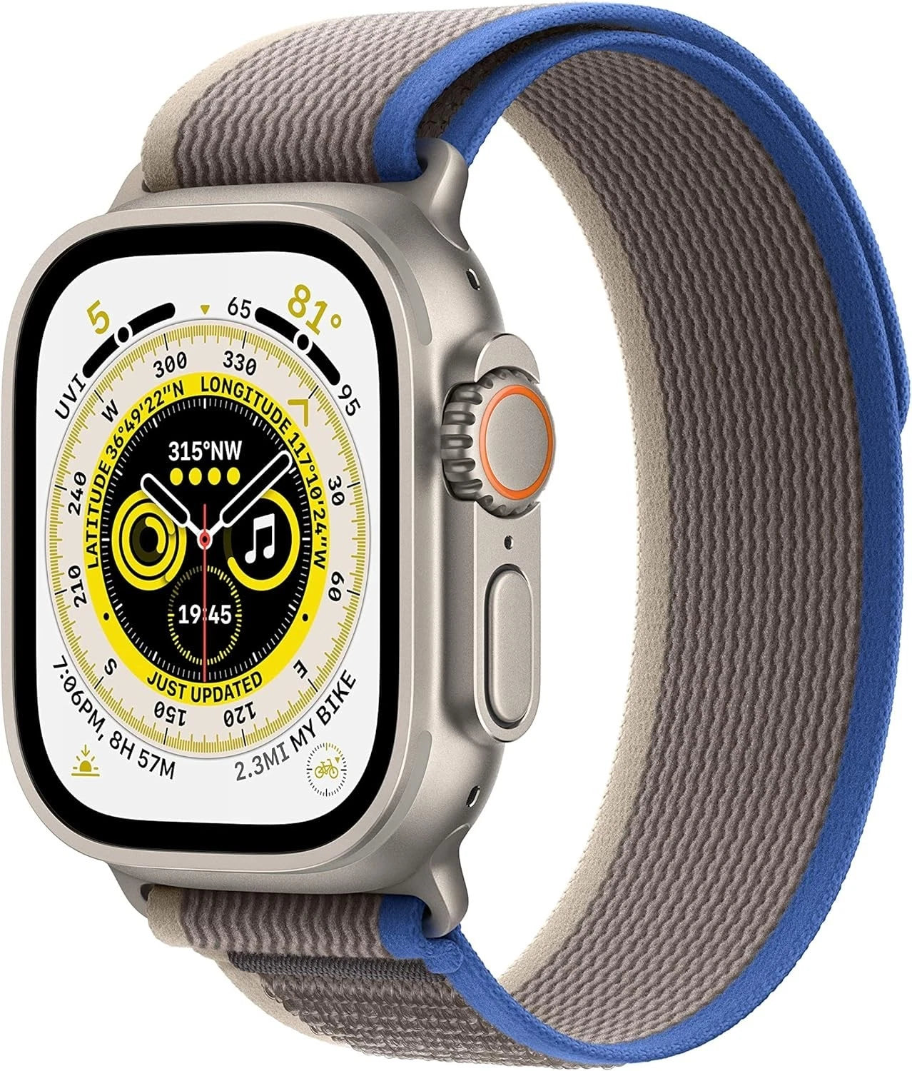 Apple Watch Ultra 32 GB GPS & Cellular Unlocked 49mm Titanium - US Version . Excellent